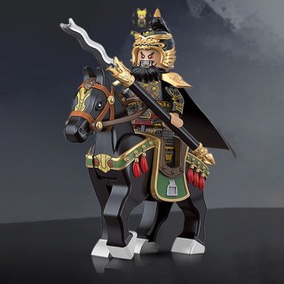 Minifigures trương phi kèm ngựa mô hình tướng tam quốc three kingdoms dk20801