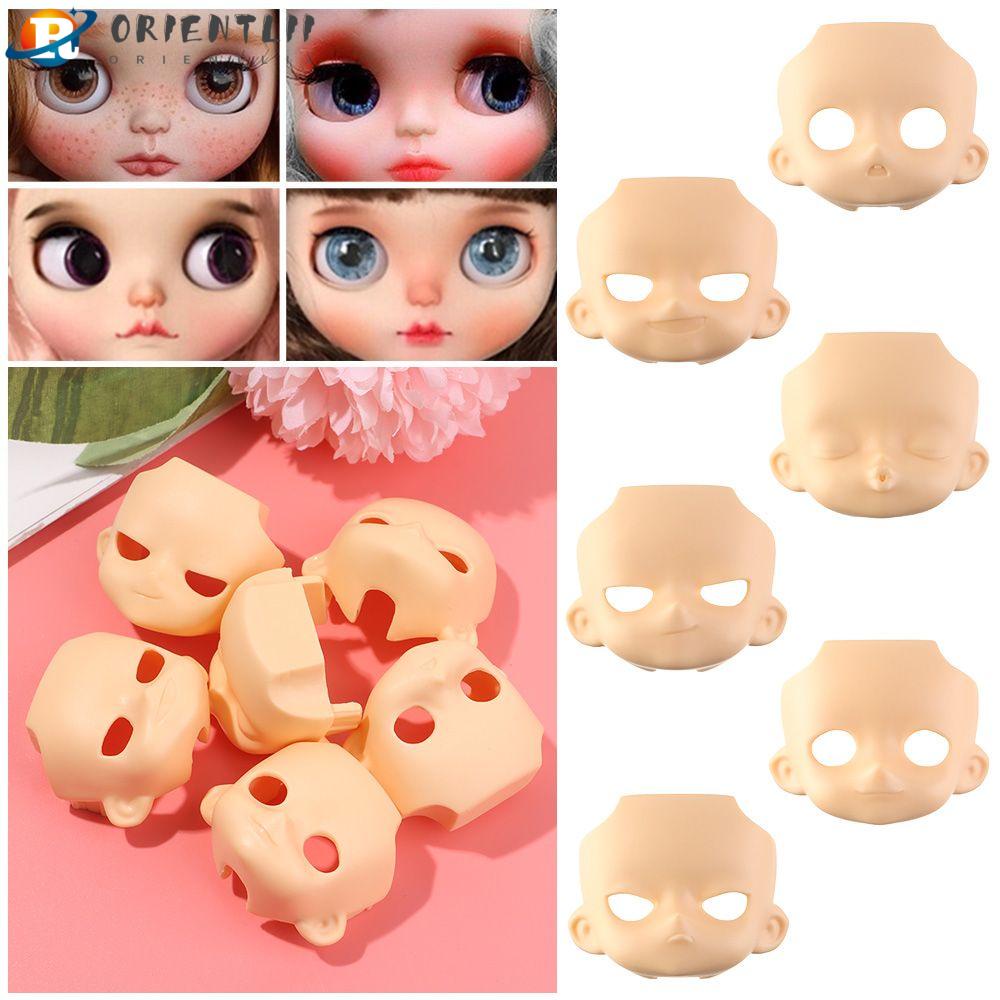 ORIENTLII Mô Hình Đầu Búp Bê Ob11 Bằng Đất Sét Thay Đổi Màu Sắc Độc Đáo