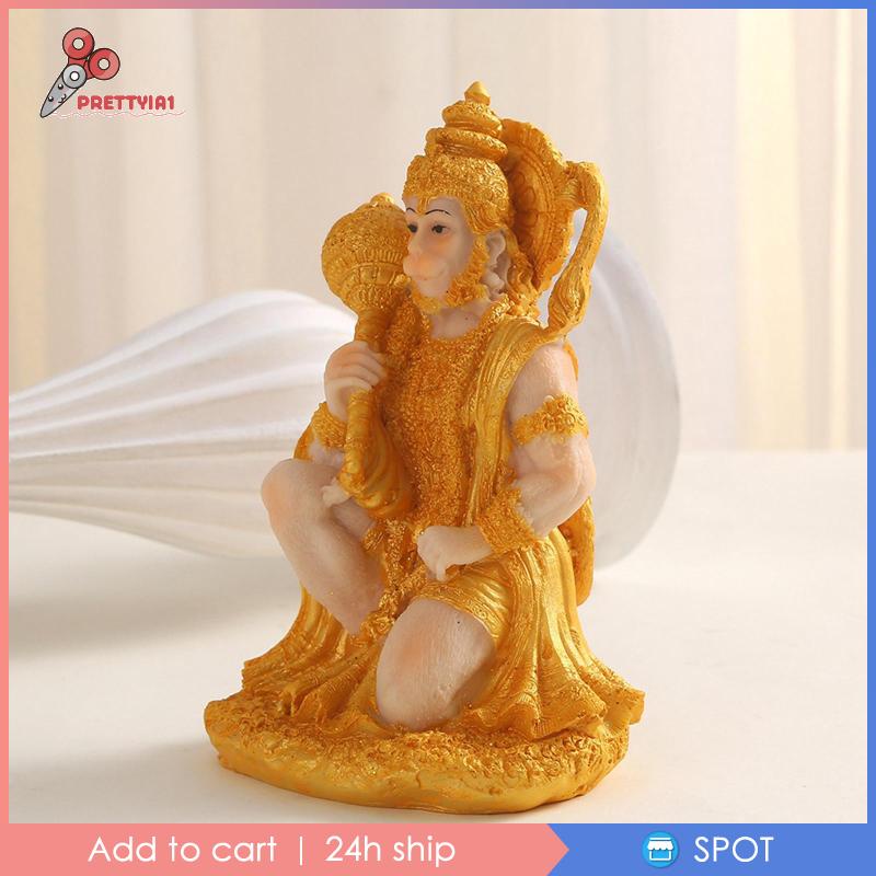 [Prettyia1] Mô Hình Tượng Khỉ Bằng Nhựa Resin Trang Trí