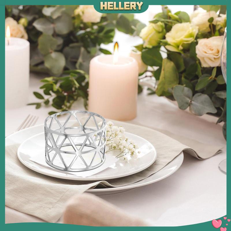 Set 6 Vòng Giữ Khăn Ăn Trang Trí Thời Trang Cho Tiệc Cưới