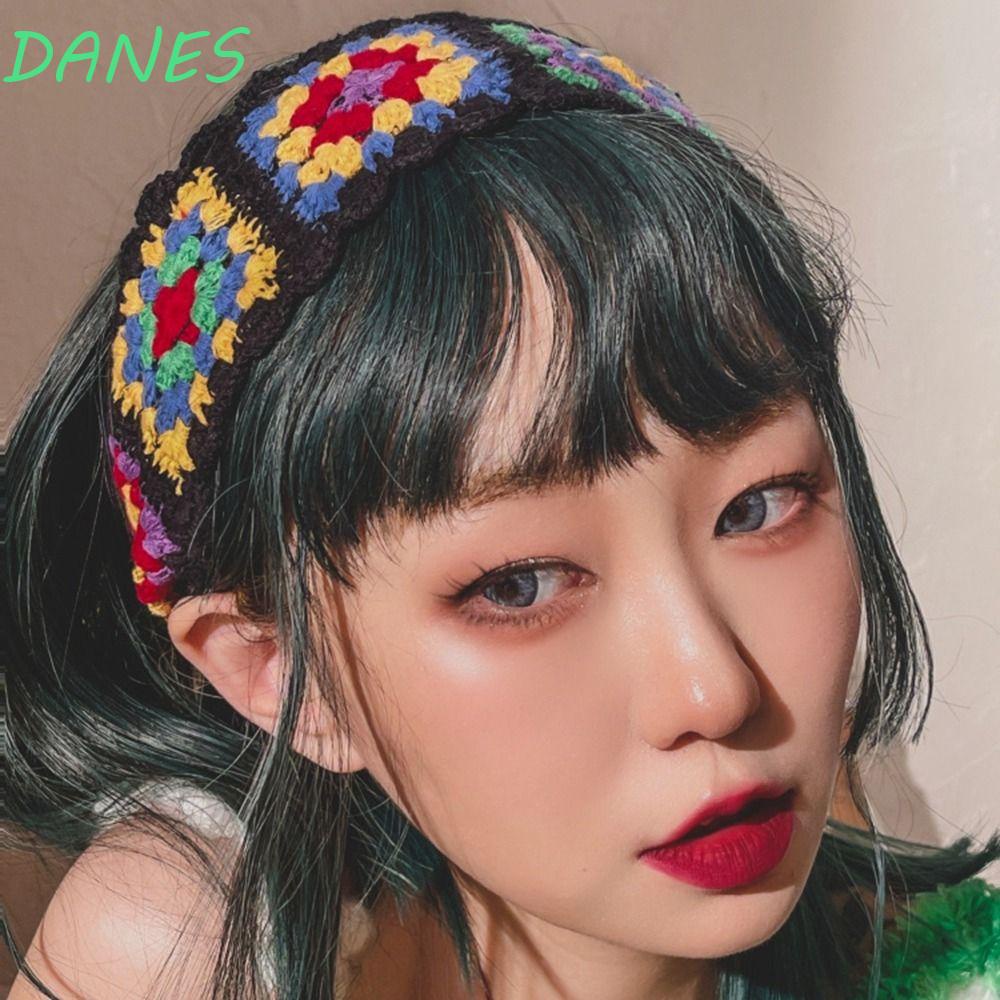 DANES Băng Đô Co Dãn Phong Cách Vintage Cho Nữ