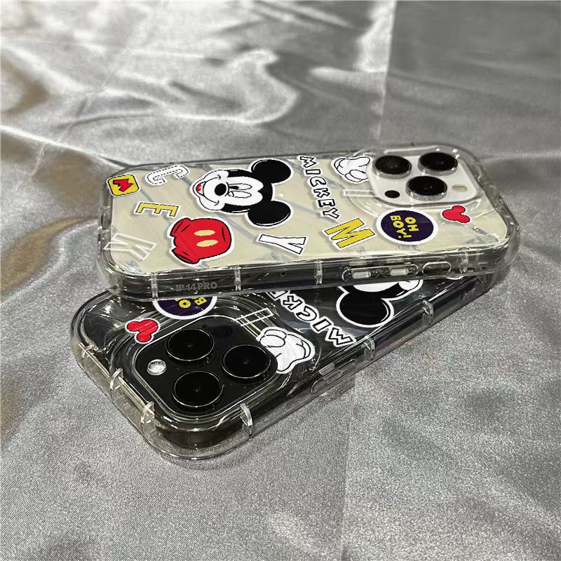 Ốp Điện Thoại Mềm Trong Suốt In Hình Mickey / sins13128 Dễ Thương Cho Iphone 14Promax 711 / / 8XIF
