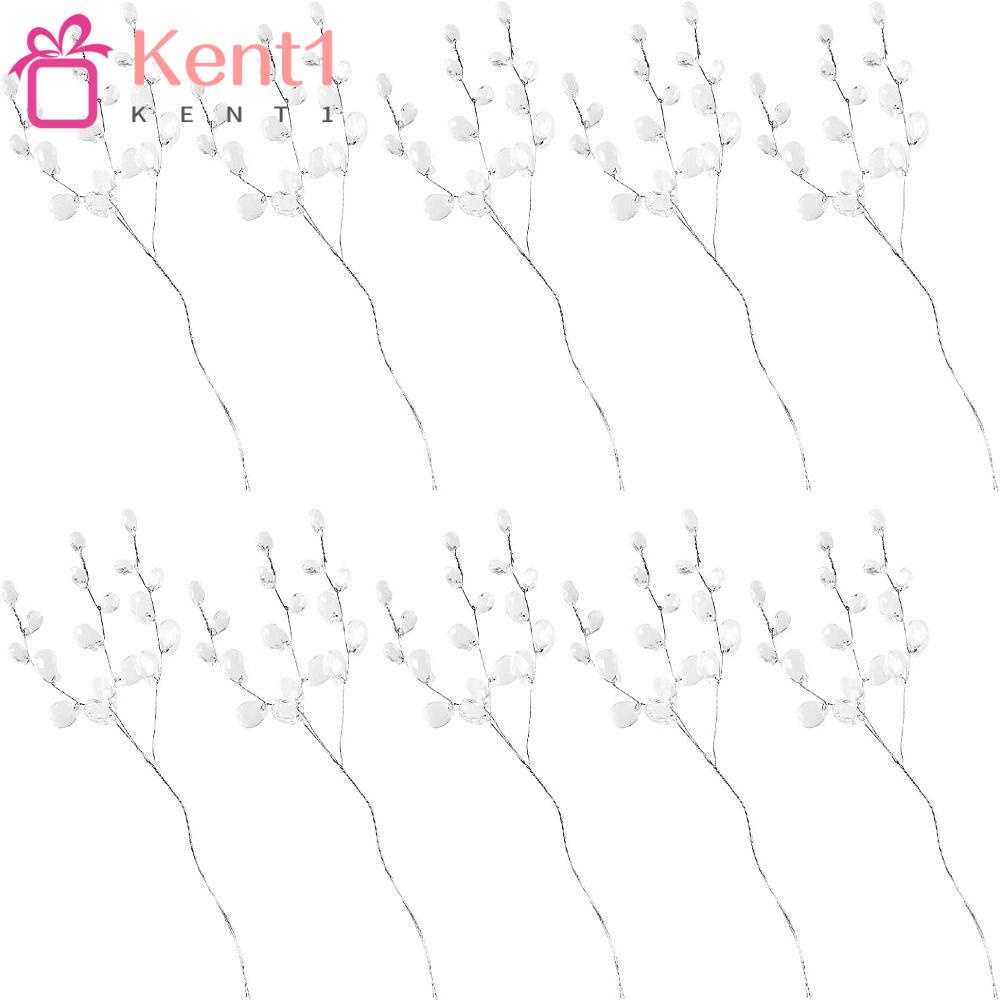 KENT1 60 Cành Hoa Bằng Acrylic 17.5cm Dùng Trang Trí Nhà Cửa