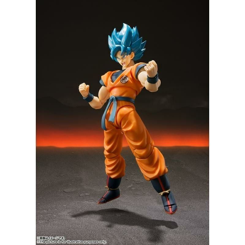 Bandai Nhân Vật son goku Tóc Xanh Dương Trong Phim dragon ball