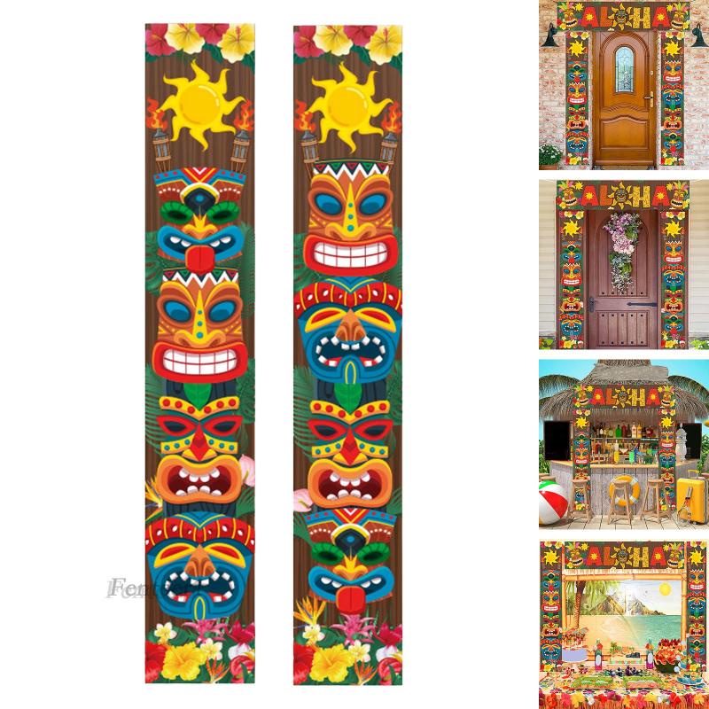 Phông Nền Trang Trí Tiệc Sinh Nhật Kiểu Hawaii Số 1