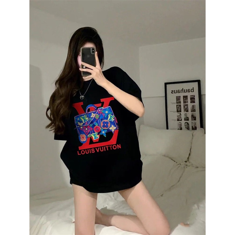 Mẫu túi resbyterian thời trang chất lượng cao lỏng lẻo đơn giản tay ngắn-áo sơ mi