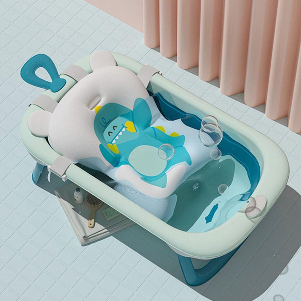 Đệm Lót Bồn Tắm Bằng Nhựa Chống Trượt Hình Khủng Long Hoạt Hình Cho Bé Sơ Sinh