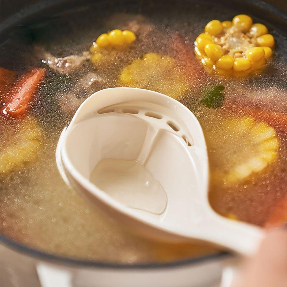 Muôi Múc Canh Có Rãnh Thoát Nước Chịu Nhiệt Độ Cao Dễ Lau Chùi
