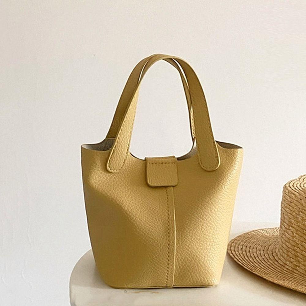 DYRUIDOJ Túi Xách Da Pu Mềm Phong Cách Hàn Quốc Thời Trang Cho Nữ