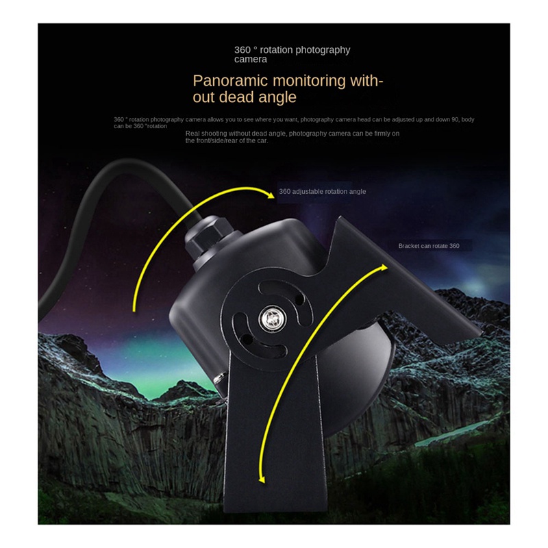 Camera Lùi Xe 18 Bóng led Chống Thấm Nước 12v 24v Chất Lượng Cao Dành Cho Ô Tô Xe Tải