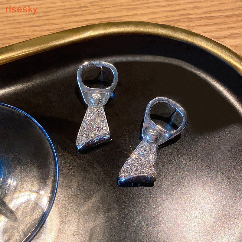 1 Đôi Bông Tai Hình Lon Nước Bằng Hợp Kim Đính Đá Thời Trang Dành Cho Nữ