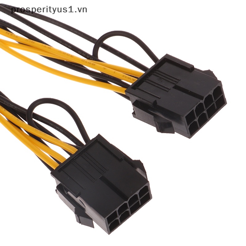 Dây Cáp Nguồn Đồ Họa 16AWG Dual 8 Sang 8 Cho K80 M40 M60 P40 V100 A600