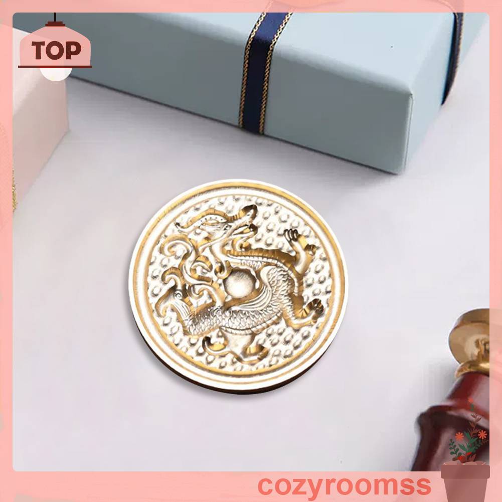 Đầu Sáp Bằng Đồng Tráng Men Hình Động Vật Phong Cách Vintage Trang Trí Sổ Tay