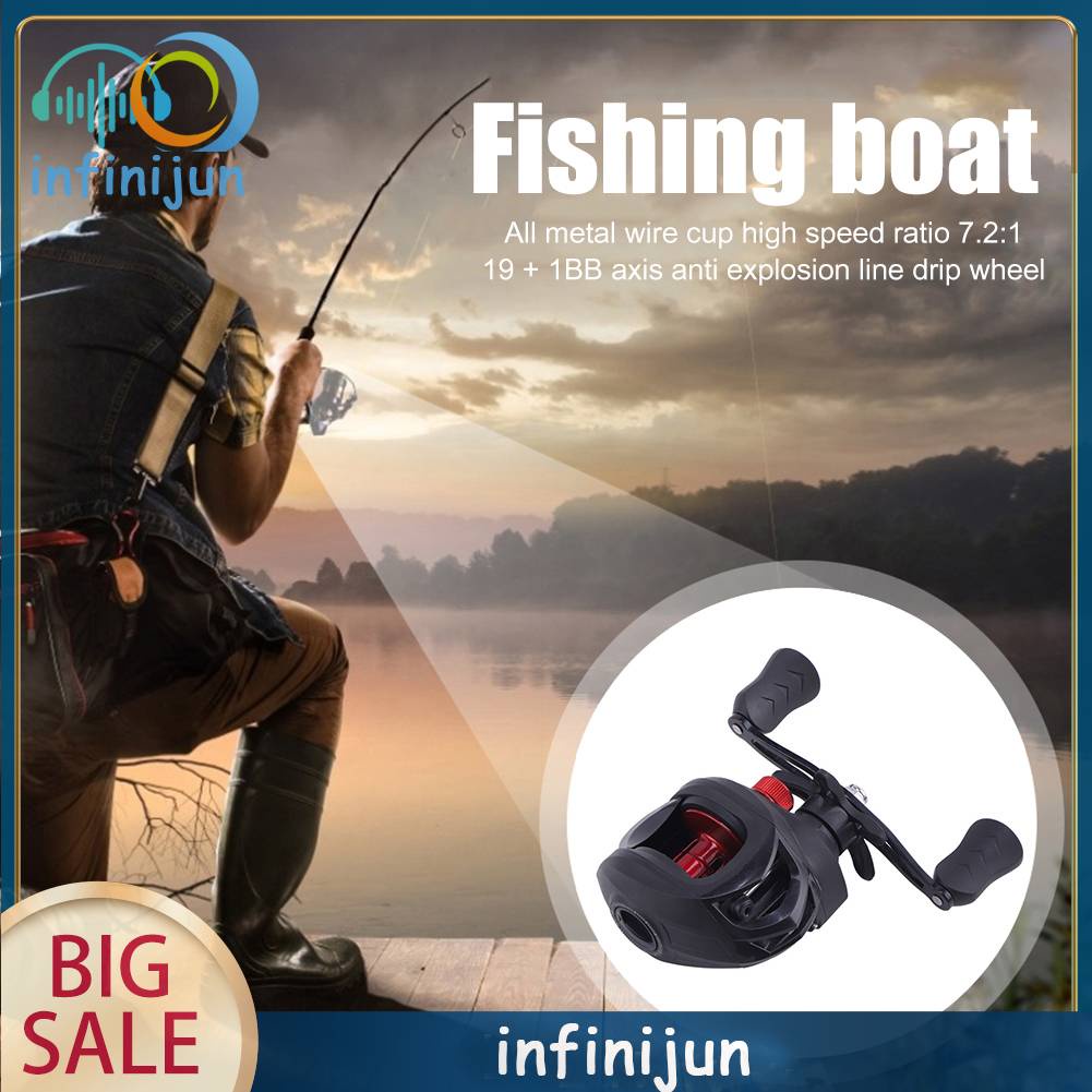 Máy Câu Cá 19 + 1BB 7.2 / 1 8kg Tốc Độ Cao