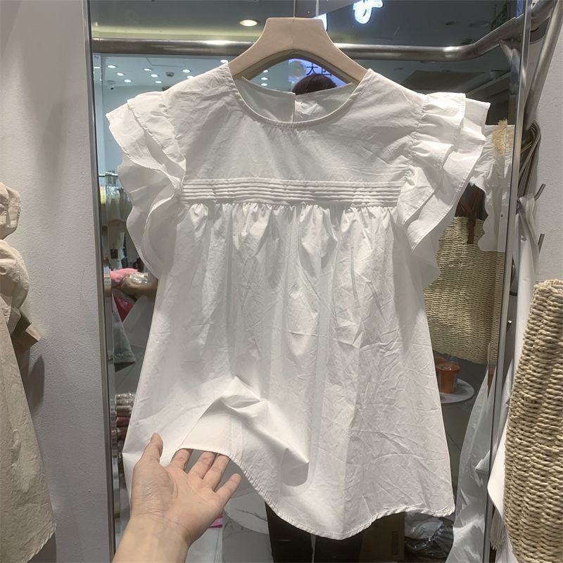 Áo Cánh Tiên Cỡ Lớn Che Bụng Thời Trang Mùa Hè Cho Nữ