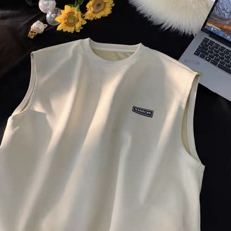 Áo Thun Không Tay Phong Cách Retro Thời Trang Cho Nam