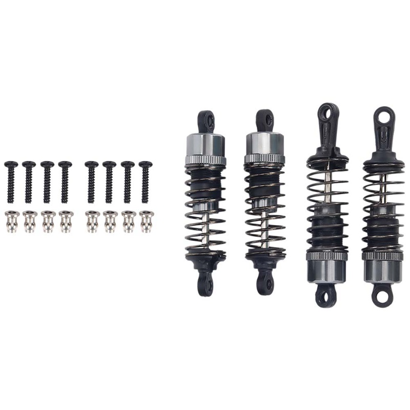 Set 4 Phuộc Giảm Xóc Bằng Kim Loại Cho Xe Điều Khiển Từ Xa HBX HAIBOXING 901 901A 903 903A 905 905A 1 / 12