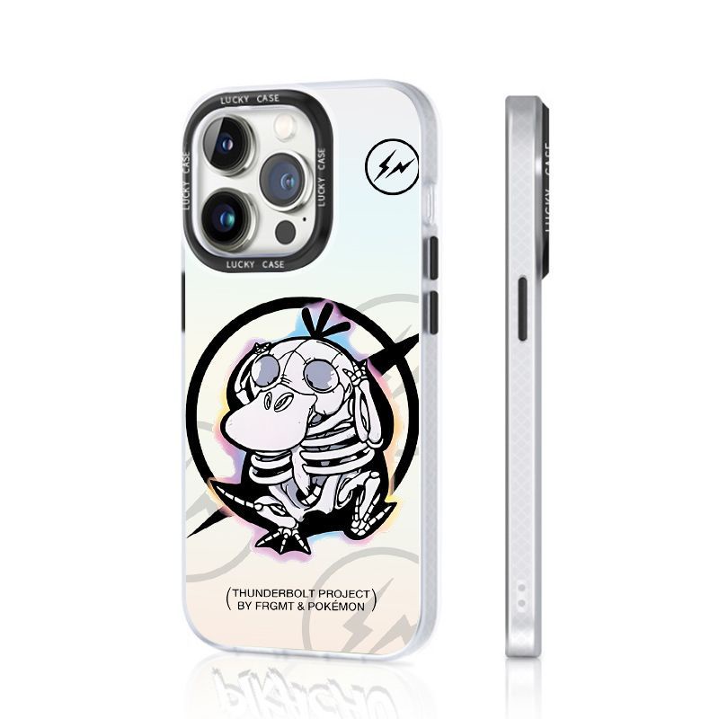 Ốp Điện Thoại Laser Màu Trơn Họa Tiết Vịt Dễ Thương Cho Iphone Xr128Plus 1314 Promax