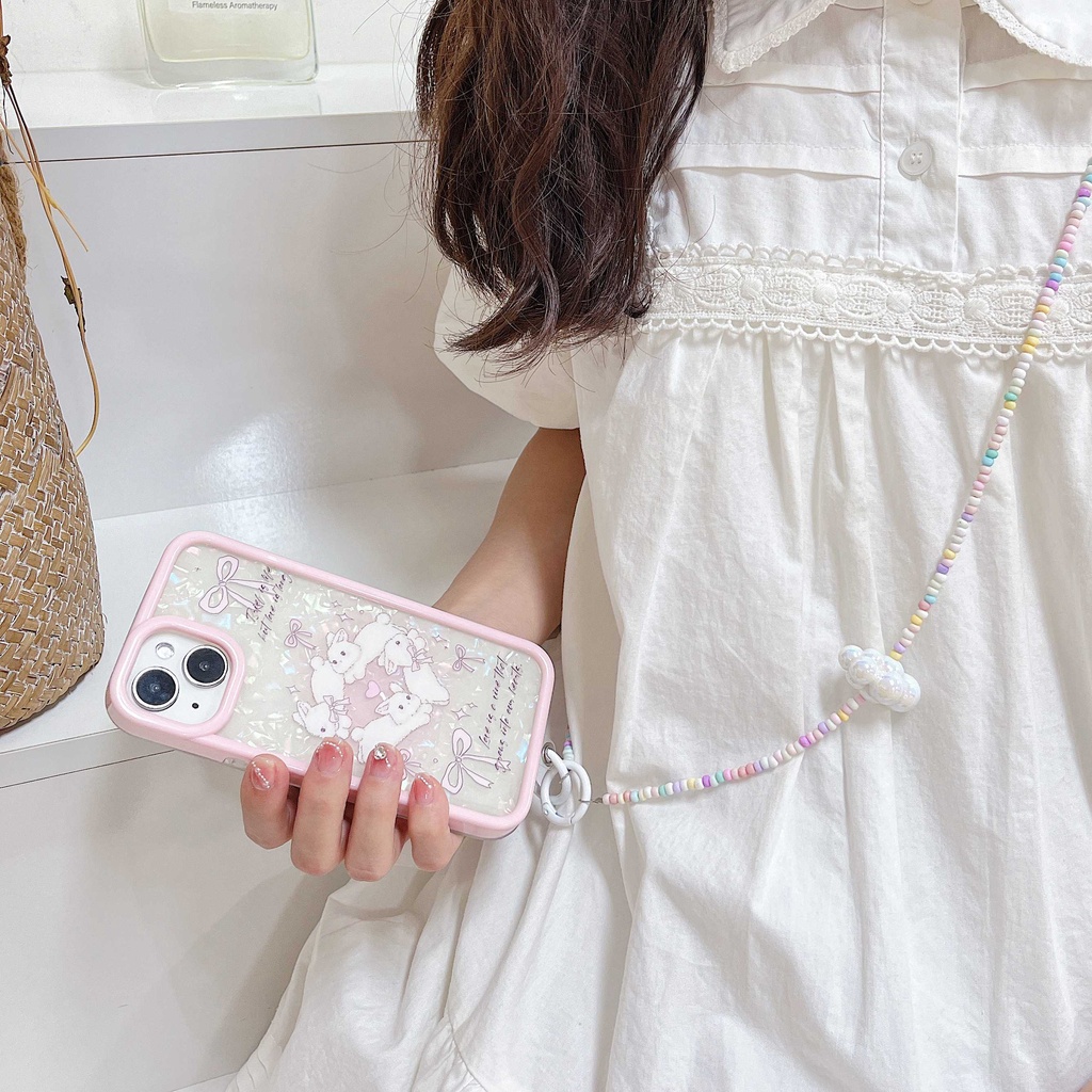 Dây Đeo Điện Thoại Acrylic Đính Đá Pha Lê Thời Trang Cho Nữ Mới