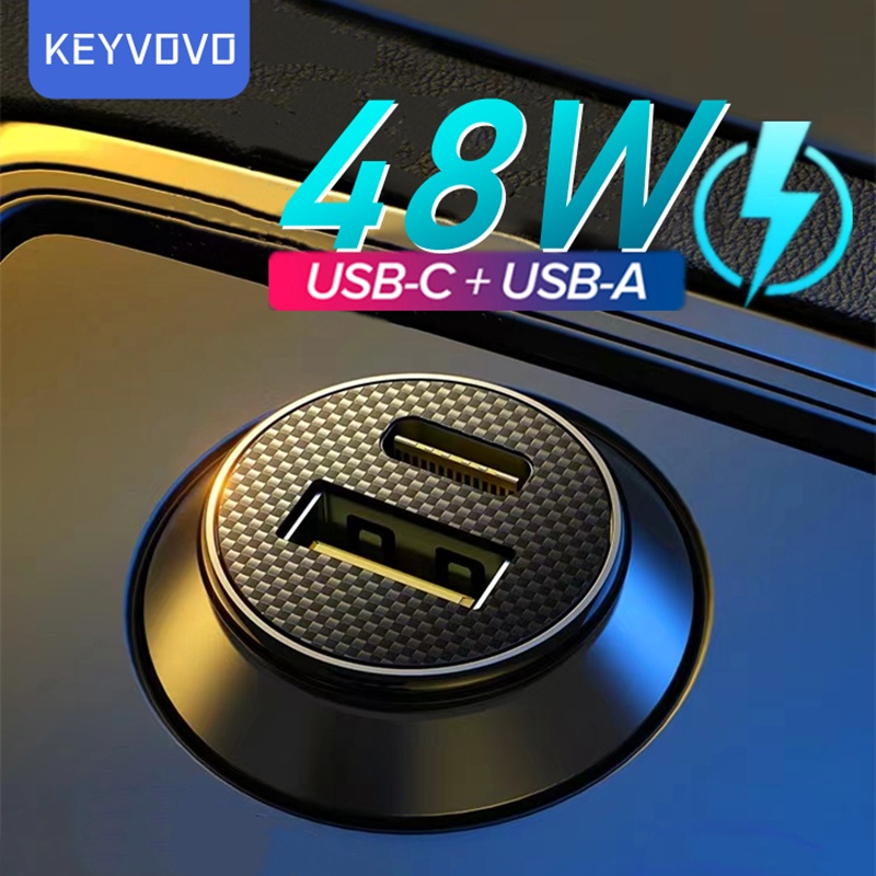 Tẩu Sạc Nhanh 48W Cổng USB 3.0 Kép Cho Điện Thoại Huawei PD 3.0