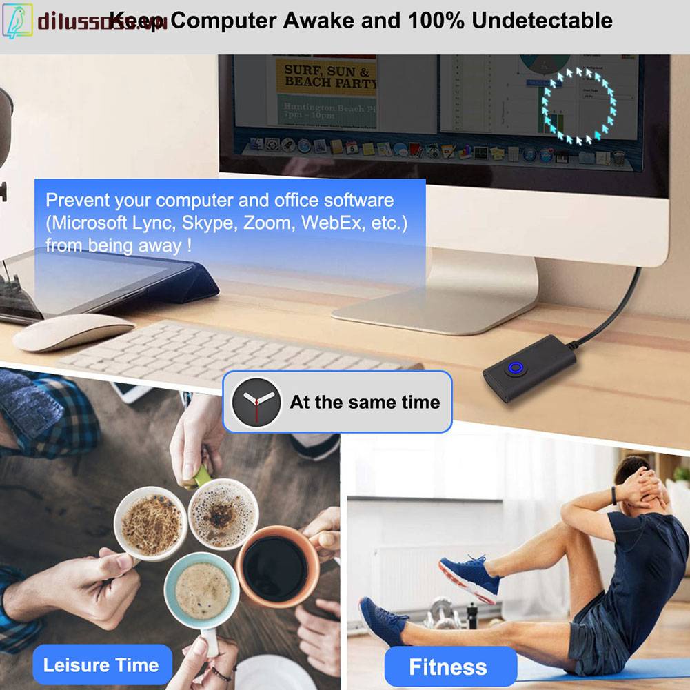 Bộ Chuyển Động Chuột Máy Tính 2 Trong 1