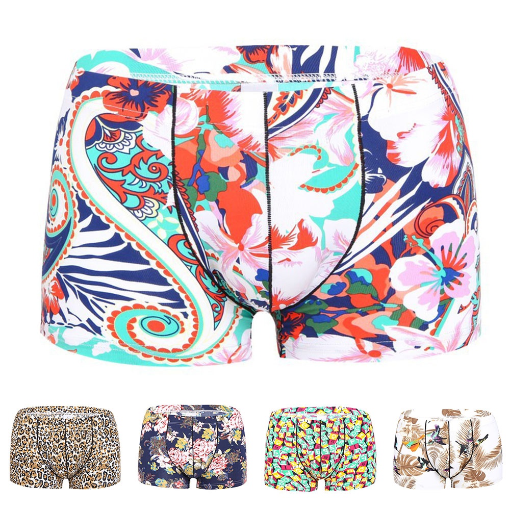 Quần Lót Boxer Nhiều Họa Tiết Thoải Mái Và Thoải Mái Cho Nam