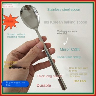 Bộ muỗng đũa inox 304 cán dài phong cách hàn quốc