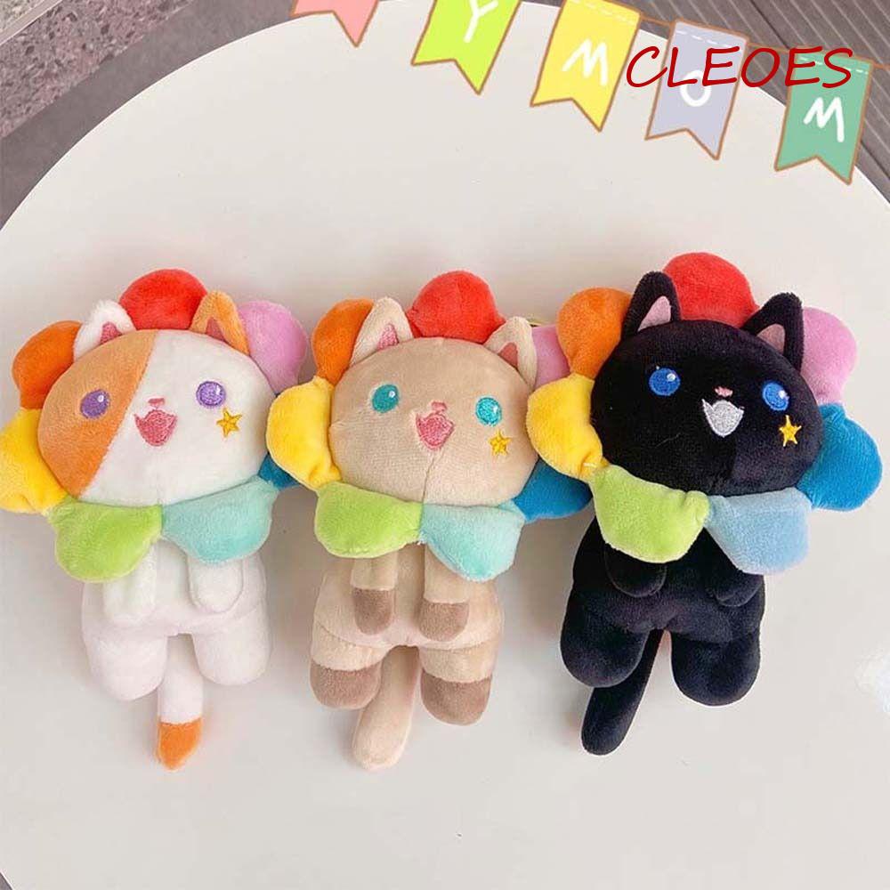 CLEOES Móc Khóa Hình Mèo Nhồi Bông Đáng Yêu