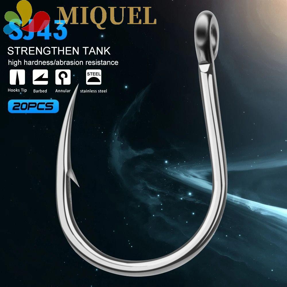 Móc Câu Cá Bằng Thép Không Gỉ 1 / 0-13 / 0 Chất Lượng Cao