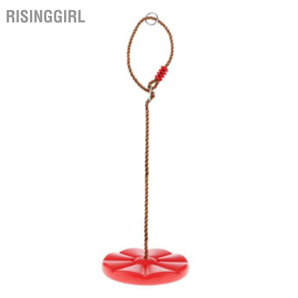 RisingGirl Đu quay cây đĩa nhựa nặng với dây PE cho trẻ em Thiết bị vui chơi ngoài trời