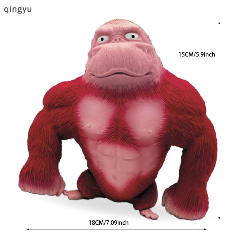 Qingyu Đồ Chơi Bóp Giảm Căng Thẳng Hình Búp Bê Baba Great Orangutan