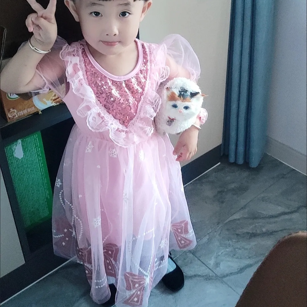 Trẻ em mùa hè thời trang mới cho bé gái váy công chúa