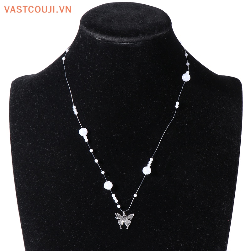Vòng cổ Mặt Hình Bướm Lấp Lánh Thời Trang Cho Nữ