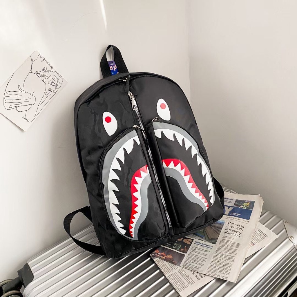 Bape Ba Lô Đi Học Họa Tiết Rằn Ri Thời Trang