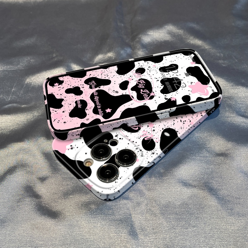Ốp Điện Thoại Cứng Họa Tiết Bò Sữa Cho OPPO Find X5 Pro Find X5 X3 Pro F9 F11 A91 A9 A5 A78 A77 A53 A33 A31 A17 A15 A15S