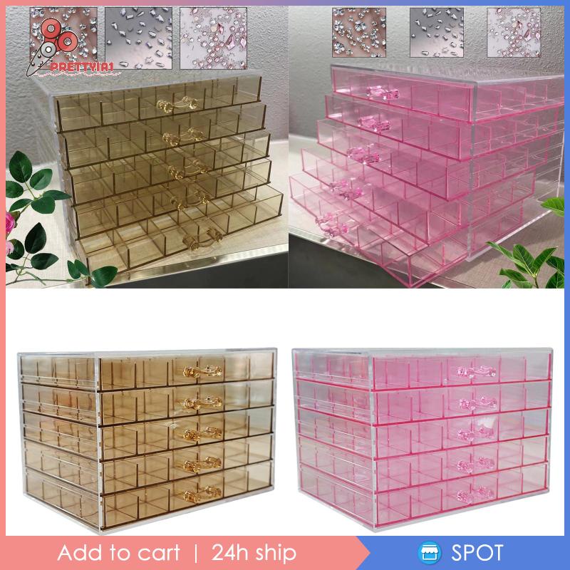 Hộp Đựng Trang Sức Đính Đá Lấp Lánh Ốp