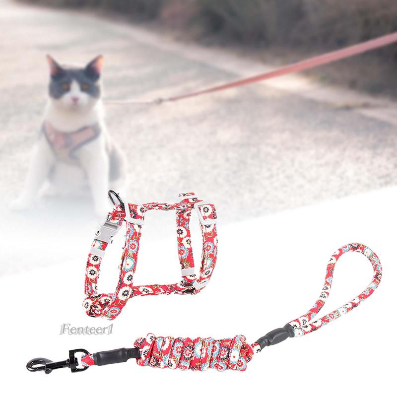 Dây Đai Dắt Thú Cưng Đi Dạo Mềm Mại Có Thể Điều Chỉnh Kích Thước