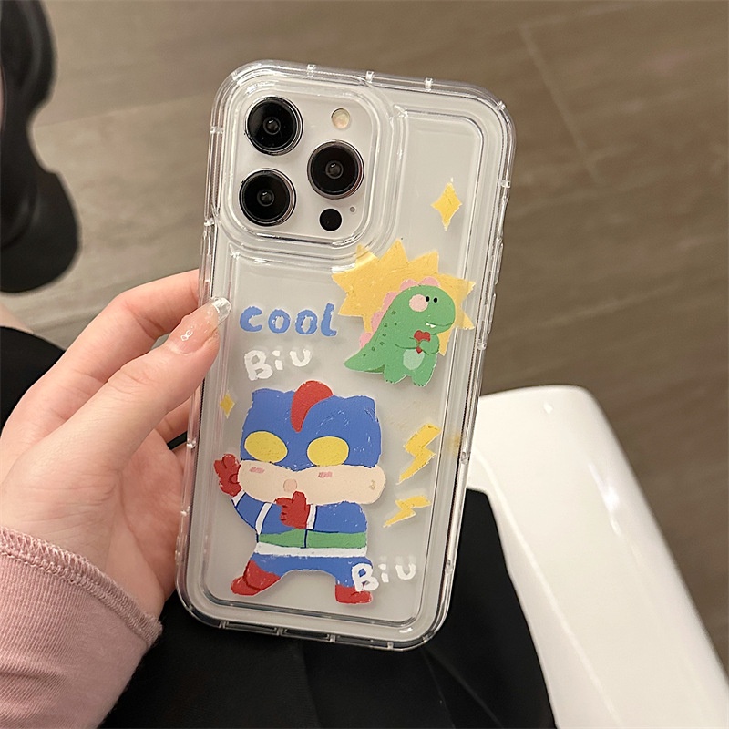 Ốp Điện Thoại Túi Khí Chống Sốc Hình Superman Cho iphone15 / 14promax / 13 / 12 / 11 XR / XS / X / XSMAX / 6PLUS / 6SPLUS / 7 / 8PLUS