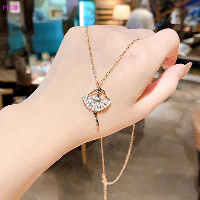 {Ffsd} Mặt Dây Chuyền Cô Gái Múa Ba Lê Tinh Tế Ngọt Ngào * Bán Chạy