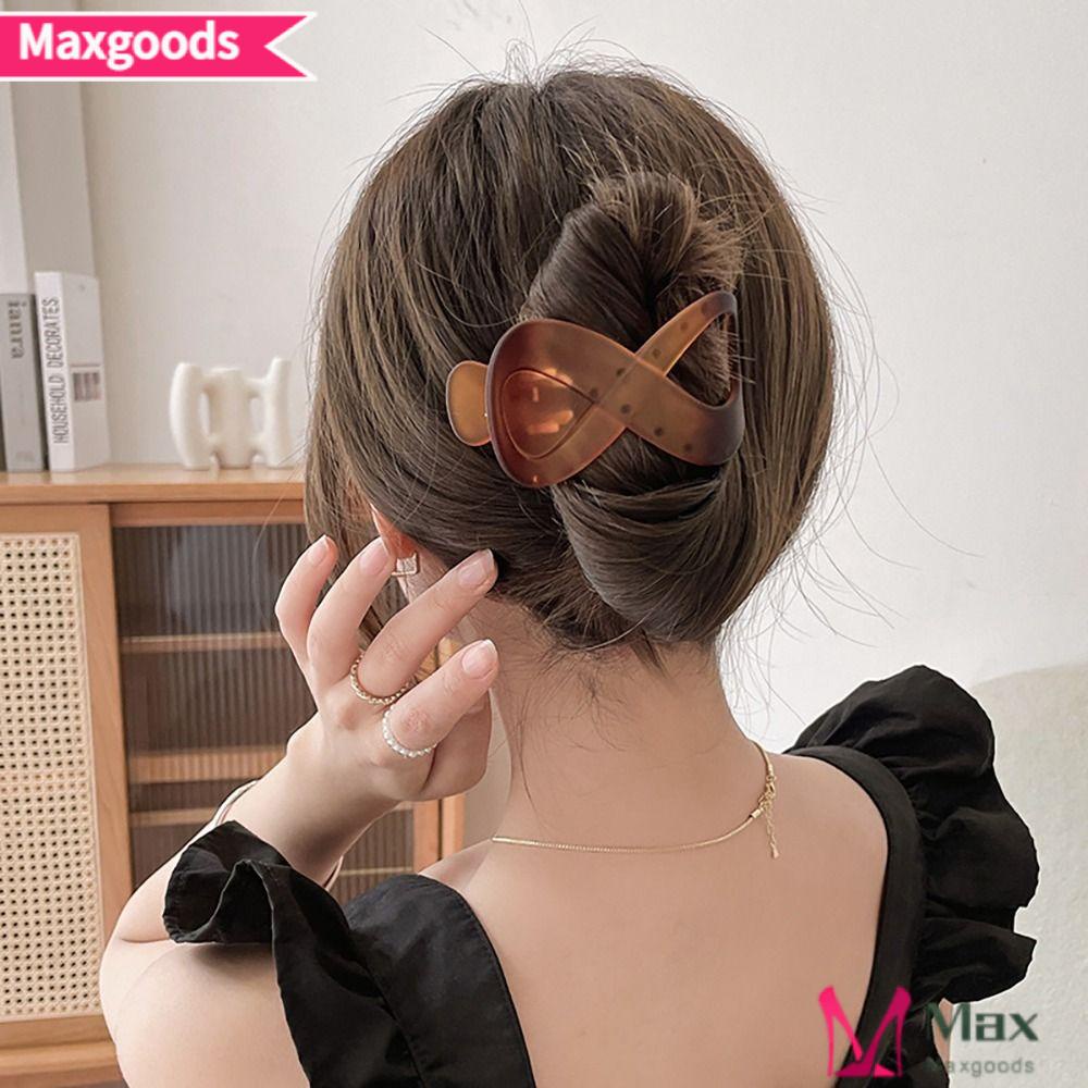 MAXG Set 3 Kẹp Tóc Càng Cua Chống Trượt Thời Trang Cho Nữ