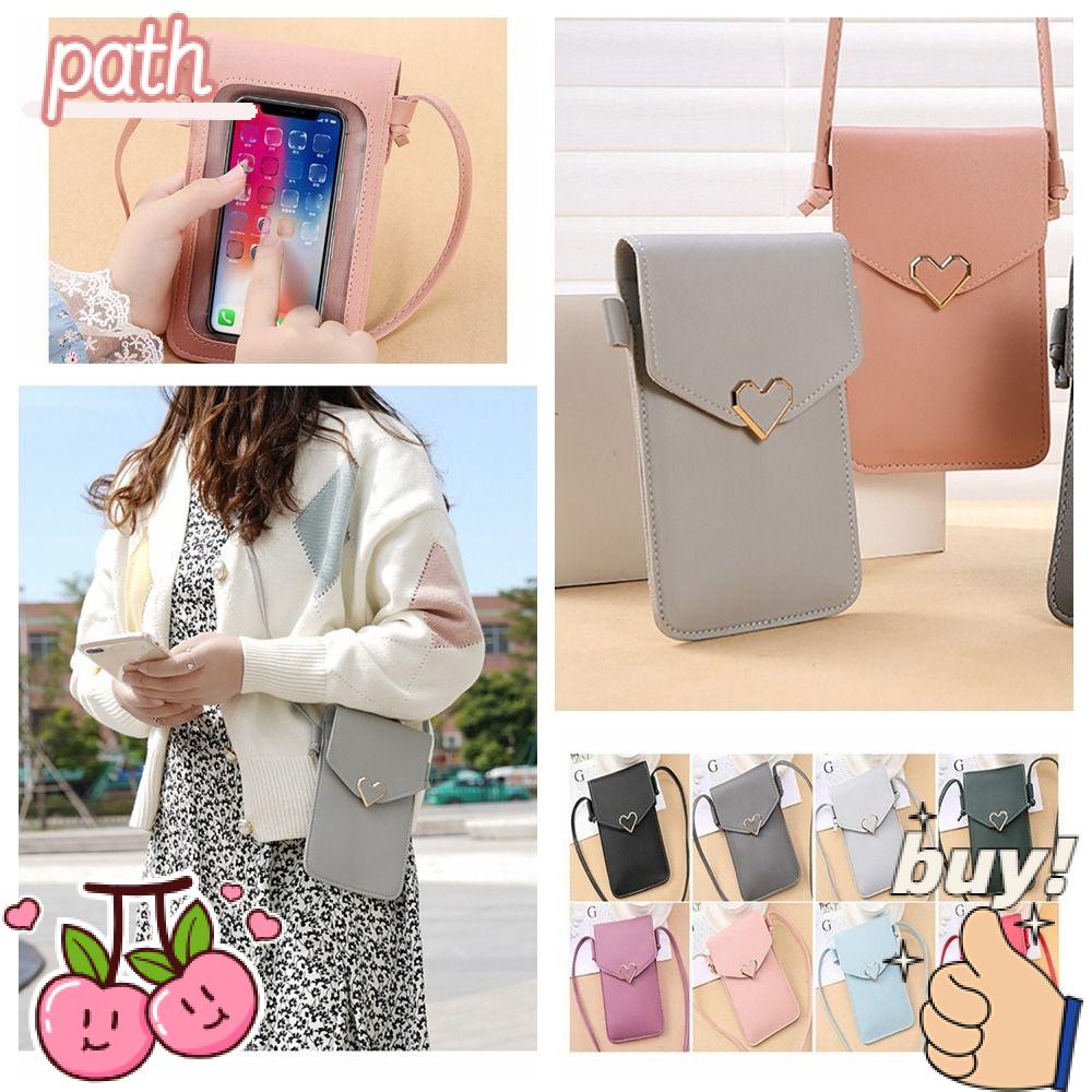 PATH Túi Xách Đeo Chéo Trong Suốt Phối Khóa Thời Trang Cho Học Sinh