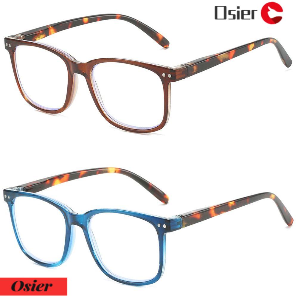 OSIER1 Kính Đọc Sách Gọng Siêu Nhẹ Chống Ánh Sáng Xanh Phong Cách Vintage Thanh Lịch Thời Trang Cho Nam Và Nữ