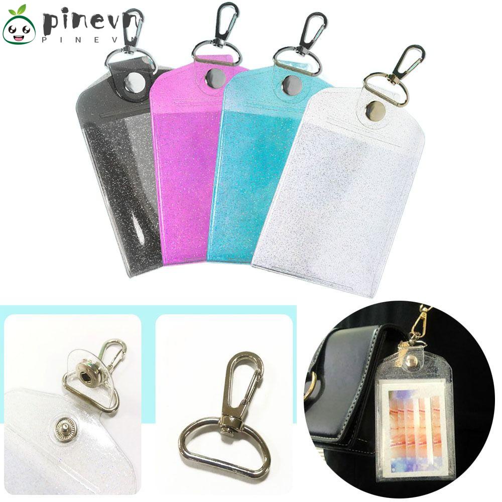 PINEVN Túi Đựng Thẻ ID / Chìa Khóa Điều Khiển Truy Cập Kèm Móc Khóa Tiện Dụng Cho Học Sinh Giá Đ