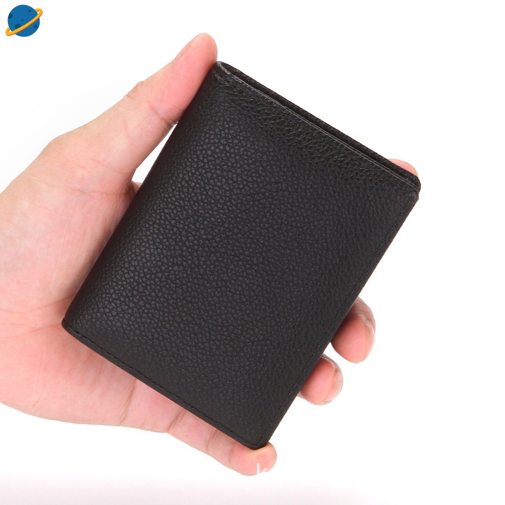 Ví Da PU Mini Đựng Tiền / Thẻ Thời Trang Cao Cấp 2023 Cho Nam