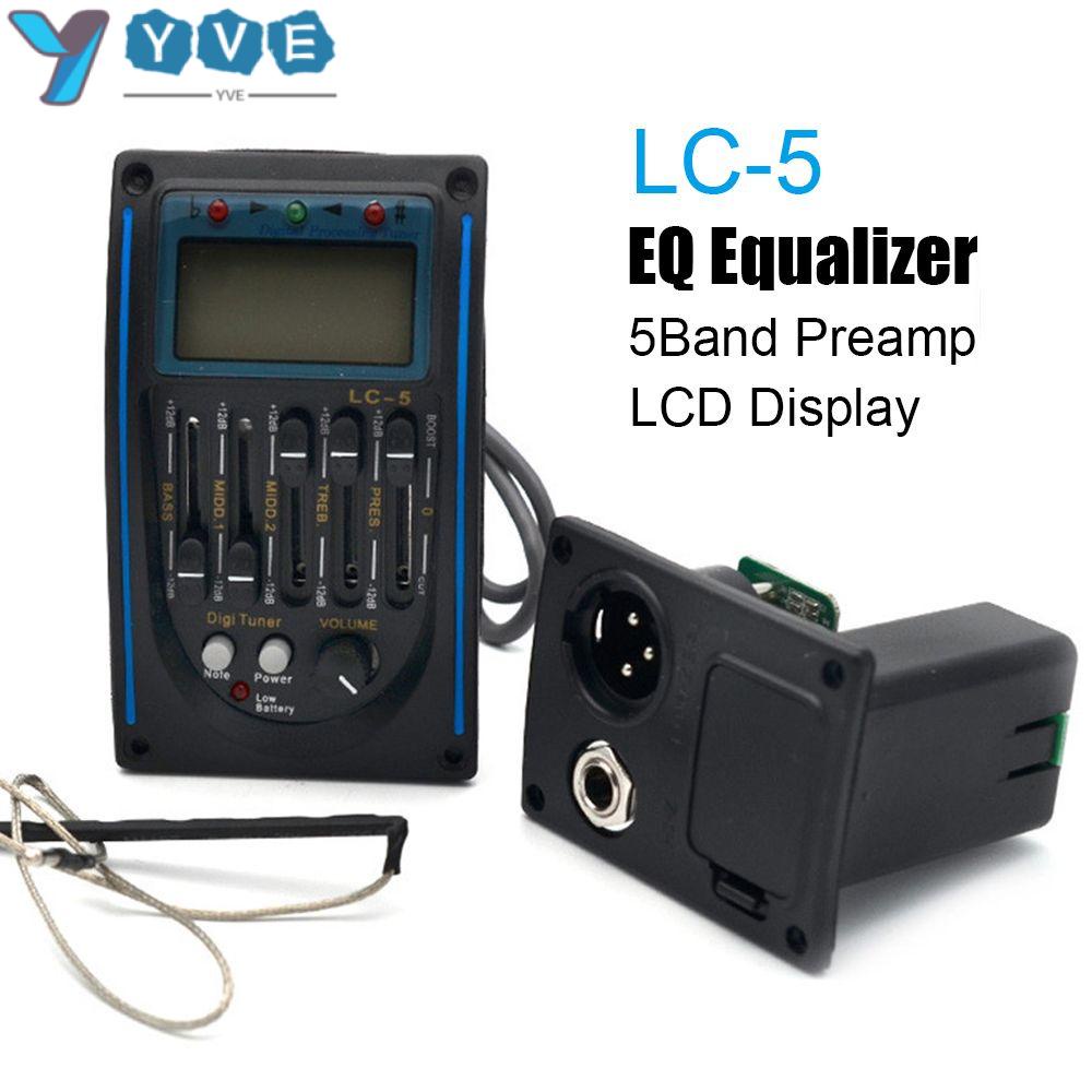 YVE Bộ Cân Bằng EQ LC-5 Cho Đàn Guitar Acoustic