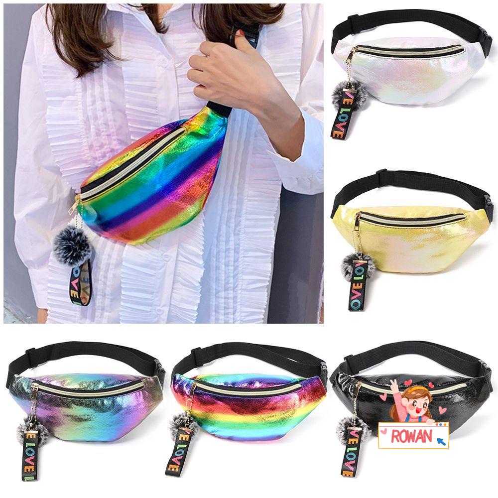 ROWANS Túi Đeo Chéo Ngực Đính Kim Sa Lấp Lánh Thời Trang Cho Nữ