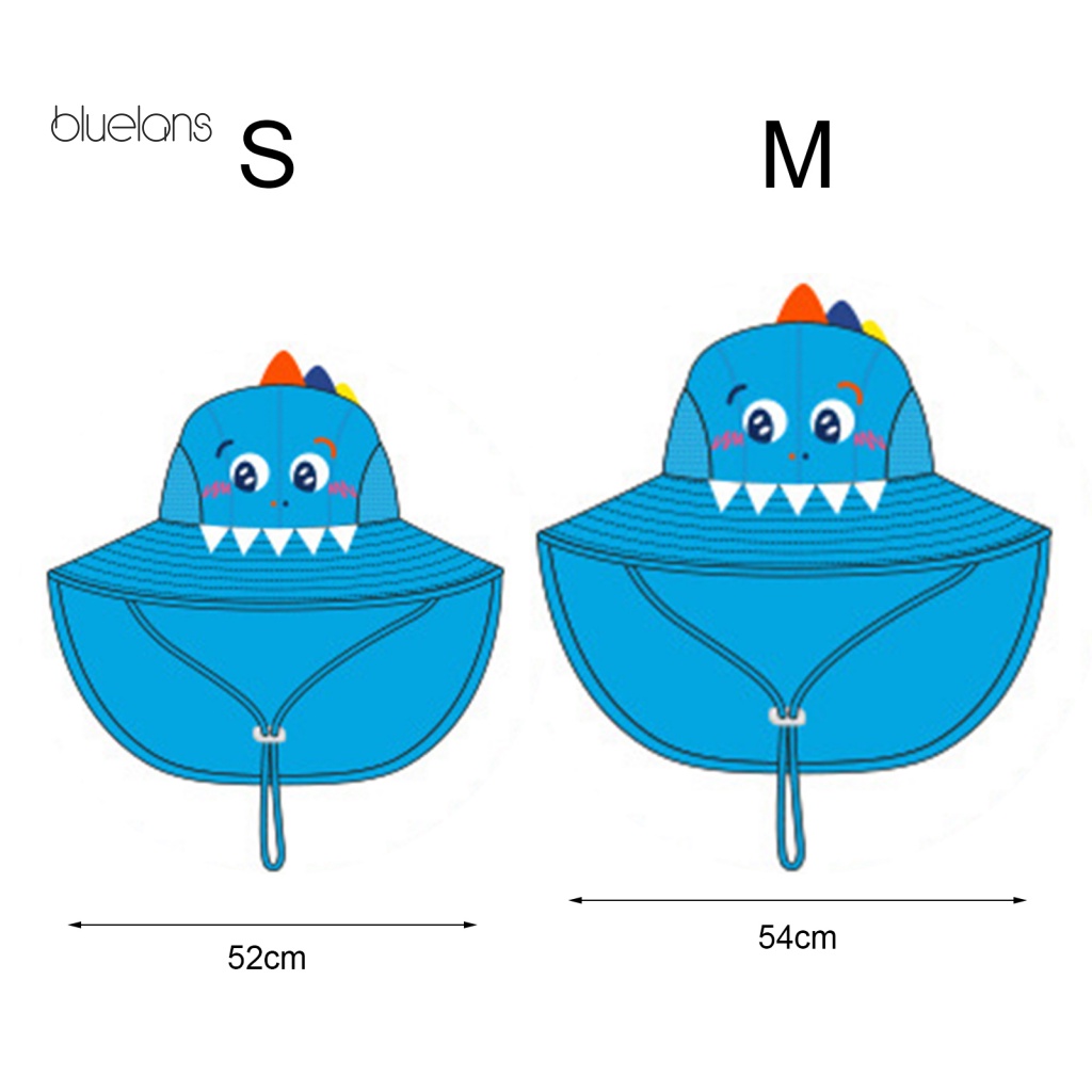 Mũ Chống Nắng Rộng Vành Thoáng Khí Có Thể Điều Chỉnh Kích Cỡ Dành Cho Trẻ Em