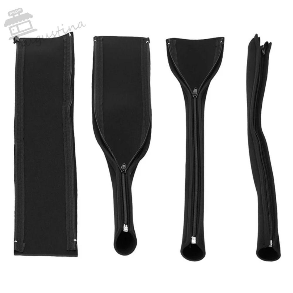 AUGUSTINA Vỏ Bọc Sắp Xếp Dây Cáp Mạng Máy Tính Bằng Cao Su Tổng Hợp Có Khóa Kéo