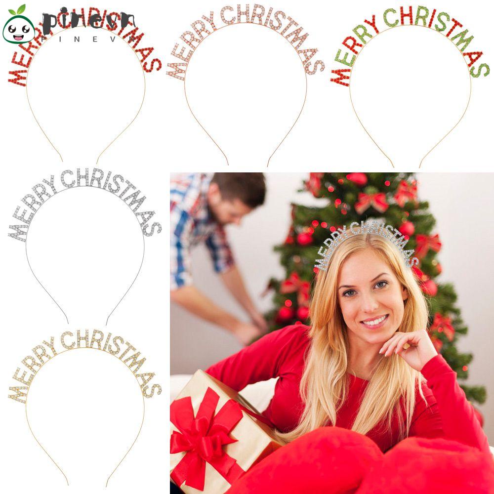 PINEVN Băng Đô Cài Tóc Phong Cách Giáng Sinh Thời Trang Cho Nữ