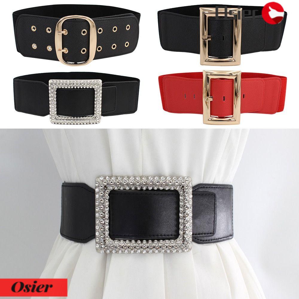 OSIER1 Thắt Lưng Co Giãn Phong Cách Vintage Dễ Phối Đồ